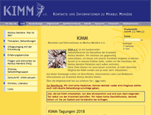 Tablet Screenshot of kimm-ev.de